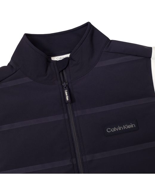 Calvin Klein Blue Performance Golf Jacket for men