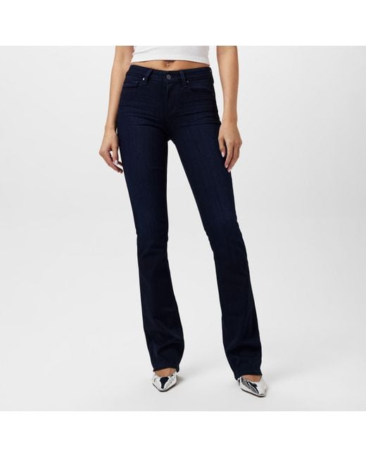 PAIGE Blue Manhattan Bootcut Jean