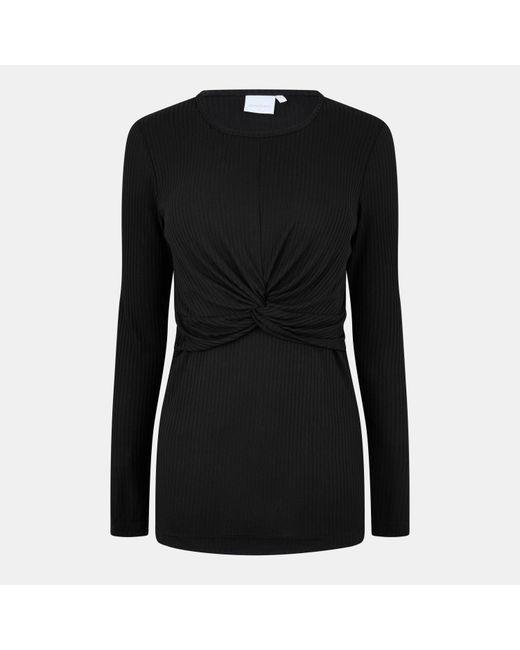 Mama.licious Black Mama Mat Long-Sleeve Blouse