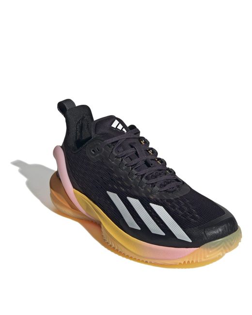 Adidas Blue Adizero Cybersonic Clay Tennis Shoes