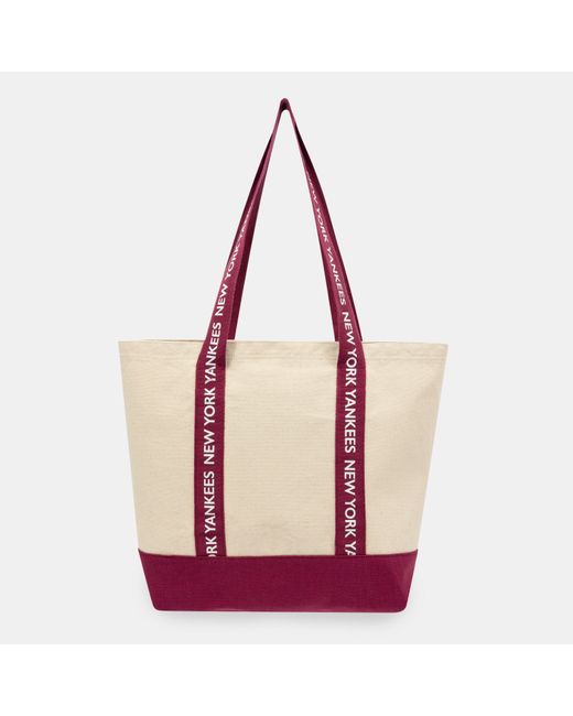 KTZ Pink Canvas Strap Tote Bags