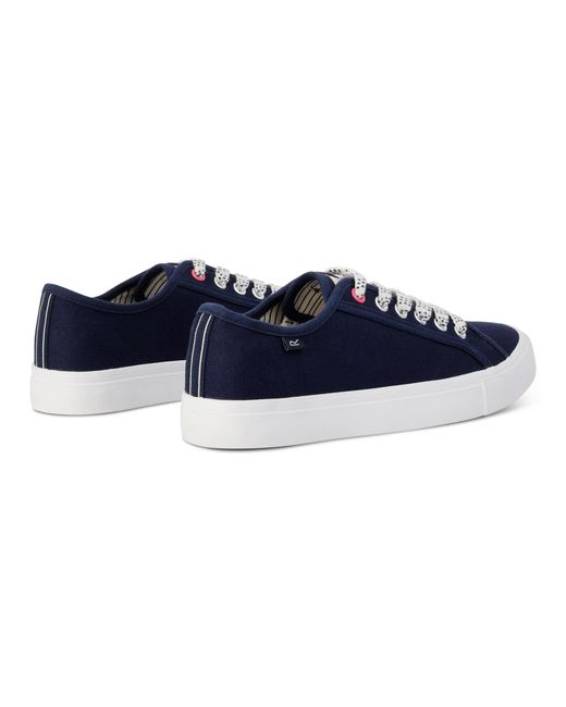 Regatta Blue Marine Canvas Trainers
