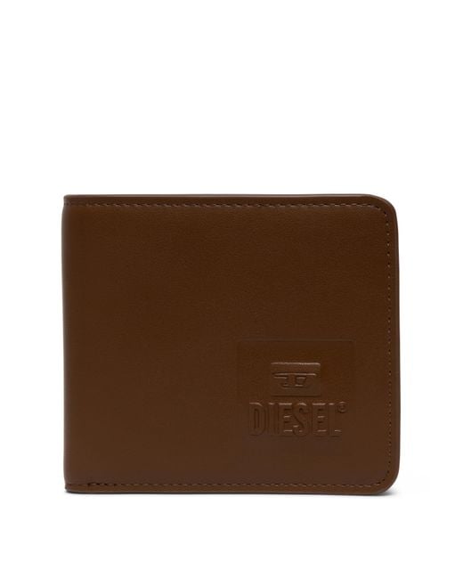 DIESEL Brown Coin Billfold Wallet for men