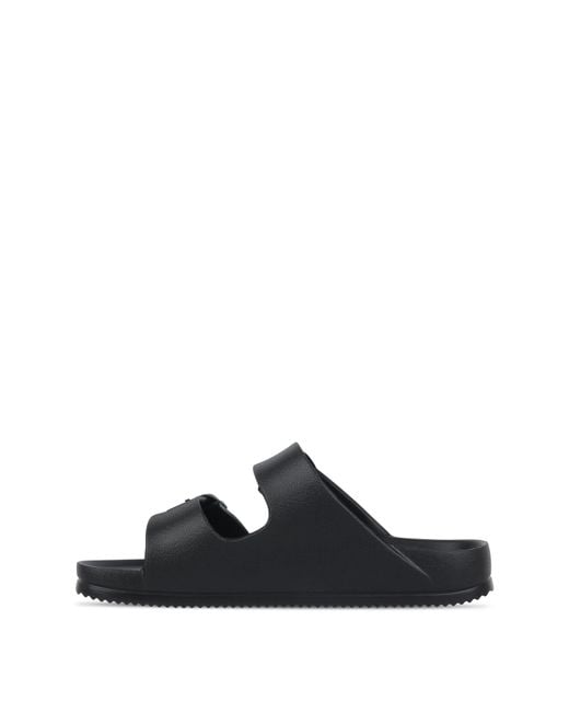 Jack Wills Black Two Strap Sandals