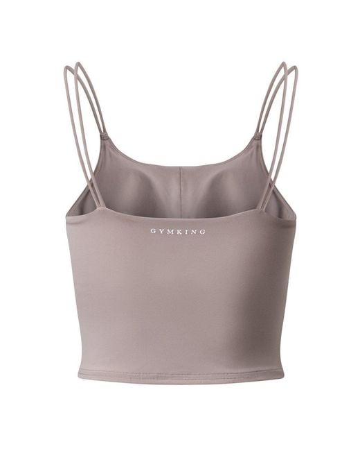 Gym King Gray 365 Long Line Tank