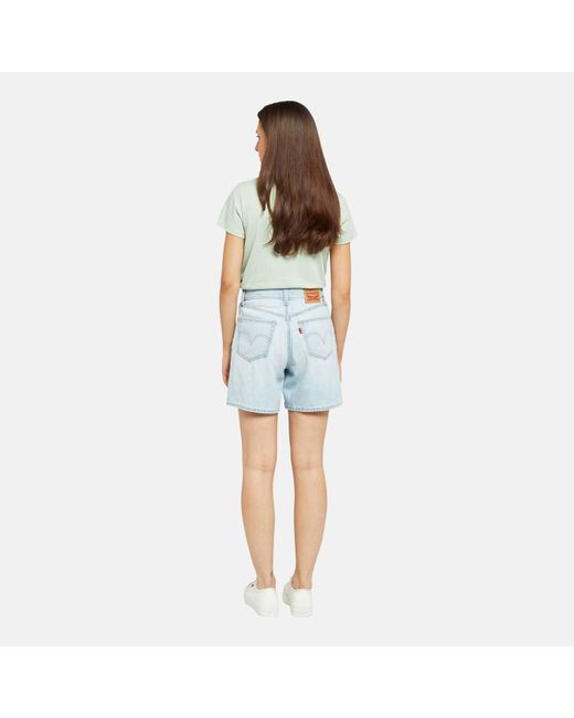 Levi's Blue High Baggy Short Luxury Trip S