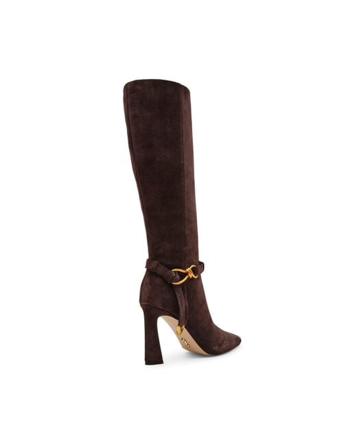 Steve Madden Brown Sirrens Suede Knee-High Boots