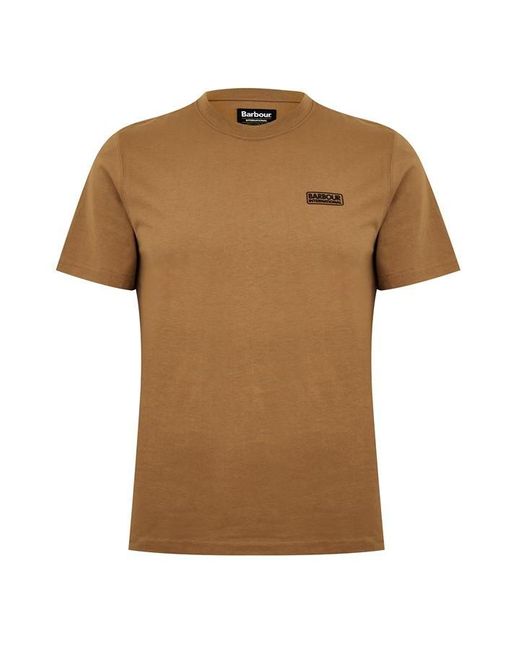 Barbour Brown Small Logo T-shirt for men
