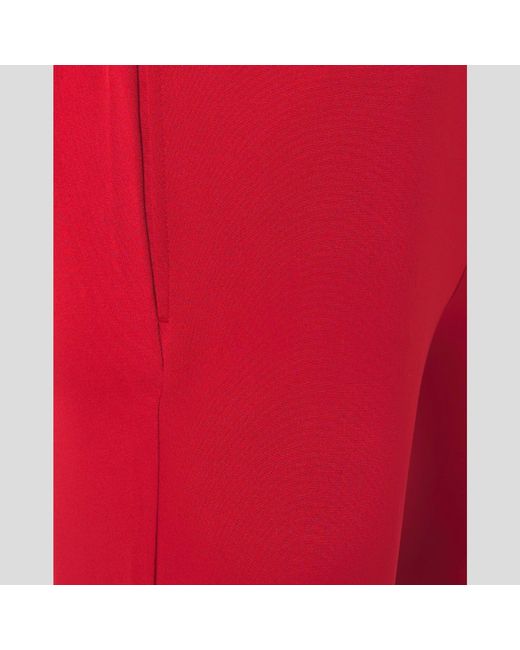 Castore Red Closed Hem Fleece Jogging Bottoms for men