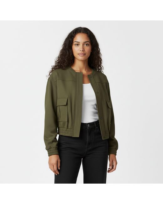Jack Wills Green Bomber Jacket