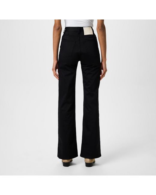 AMI Black Flare Fit Jeans