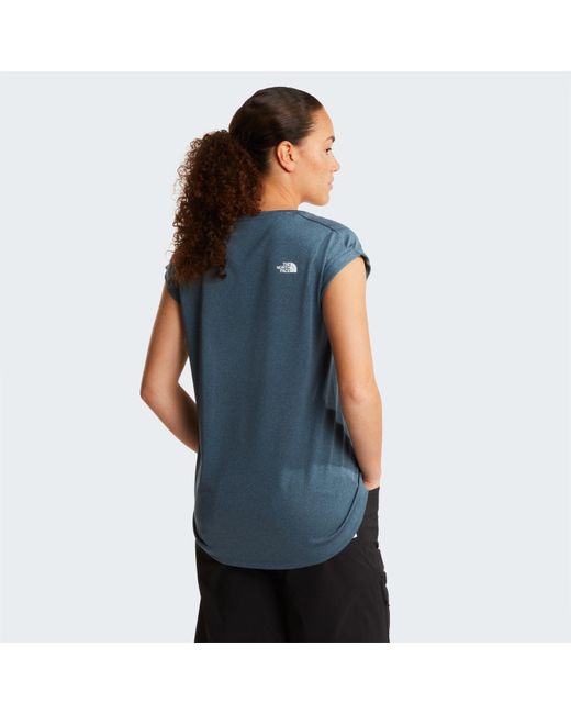The North Face Blue Short-Sleeve Performance T-Shirt