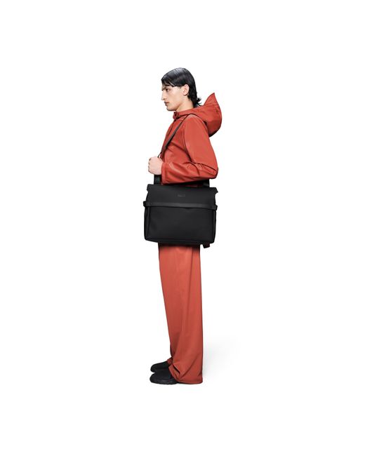 Rains Black Otg Messenger Bag