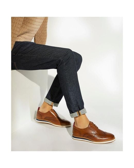 Dune Brown Britle Brogues for men