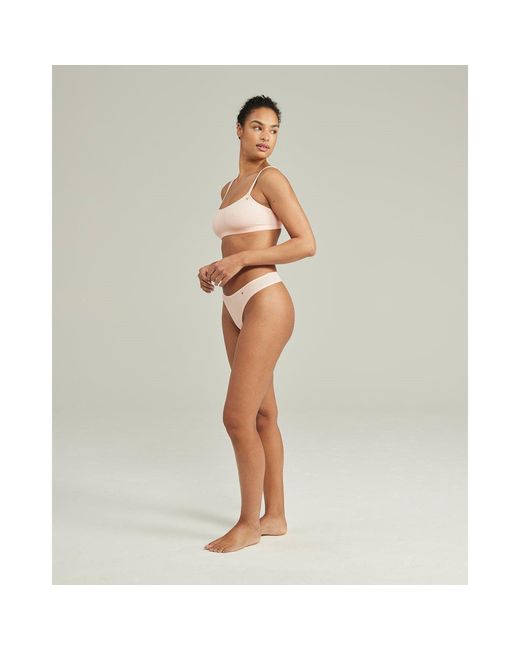 Nudea Gray The Scoop Neck Bralette Second Skin Stretch