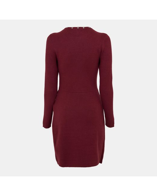 Never Fully Dressed Red Sammie Knitted Jumper Dress
