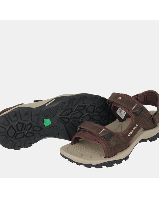 Karrimor Brown Antibes Leather Walking Sandals for men