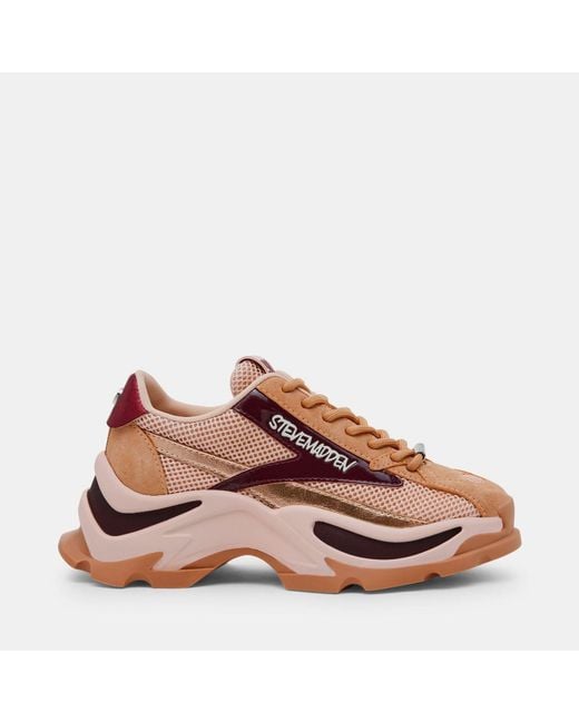 Steve Madden Pink Zoomz Chunky Trainers