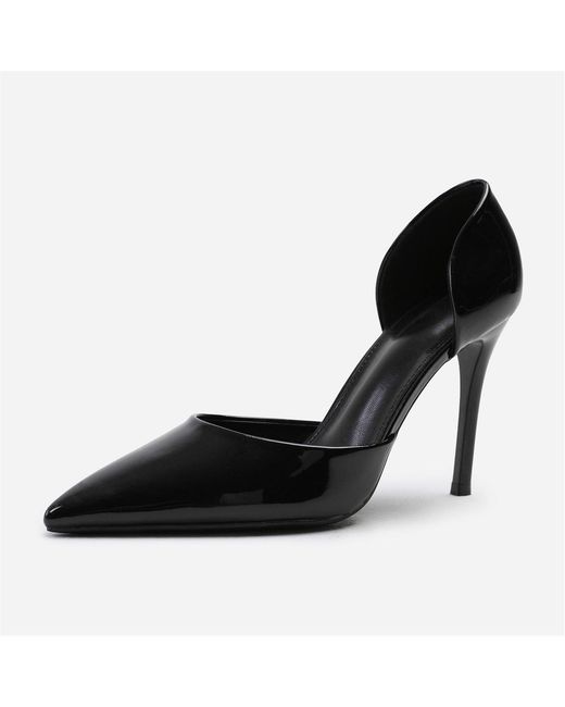 Where's That From Black Athens Pointed Toe Stiletto High Heels