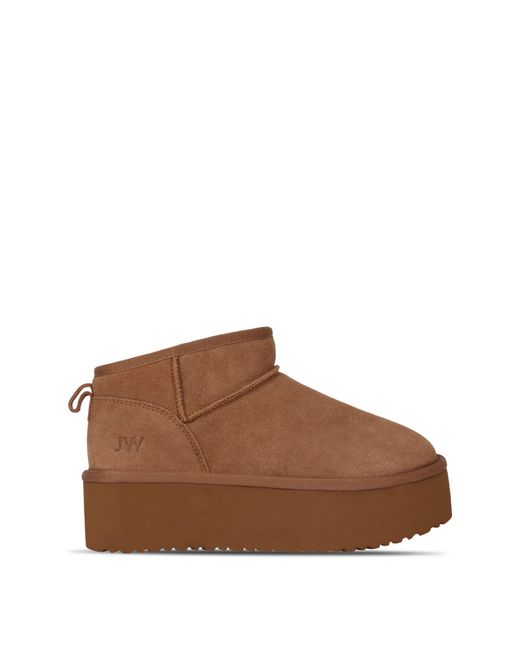 Jack Wills Brown Platform Snug Boots