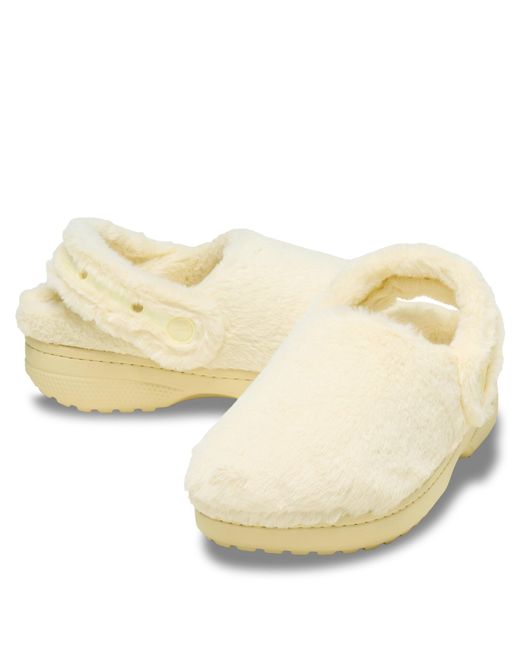 CROCSTM Natural Unfurgettable Lined Mule Slippers