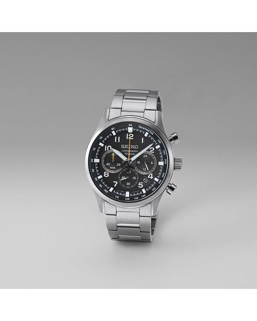 Seiko Metallic Chronograph Quartz Analogue Watch for men