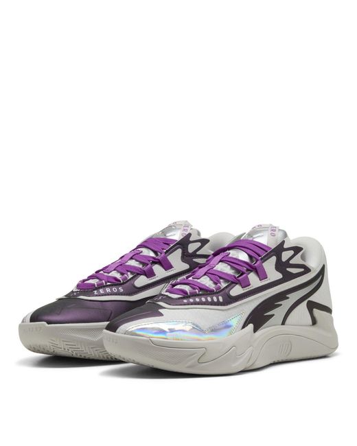 PUMA Purple Scoot Zeros Ii Sterling Basketball Trainers for men
