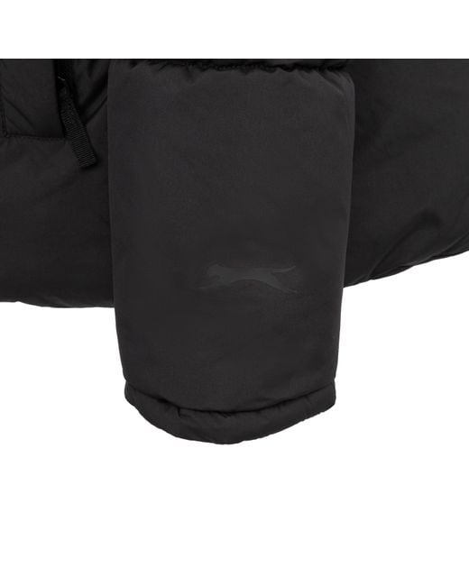 Slazenger 1881 Black Multiway 4-In-1 Detachable Hood Long Sleeve Puffer Jacket