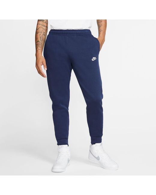 Nike Blue Sportswear Club Fleece Jogging Pants for men