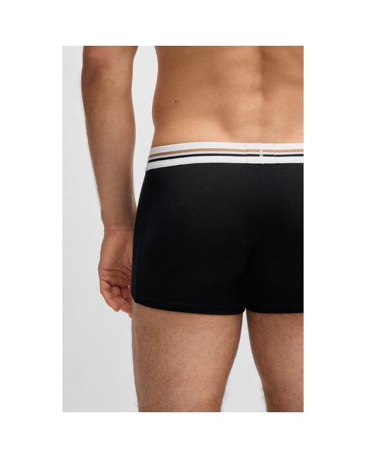 Boss Green 3 Pack Of Revive Trunks for men