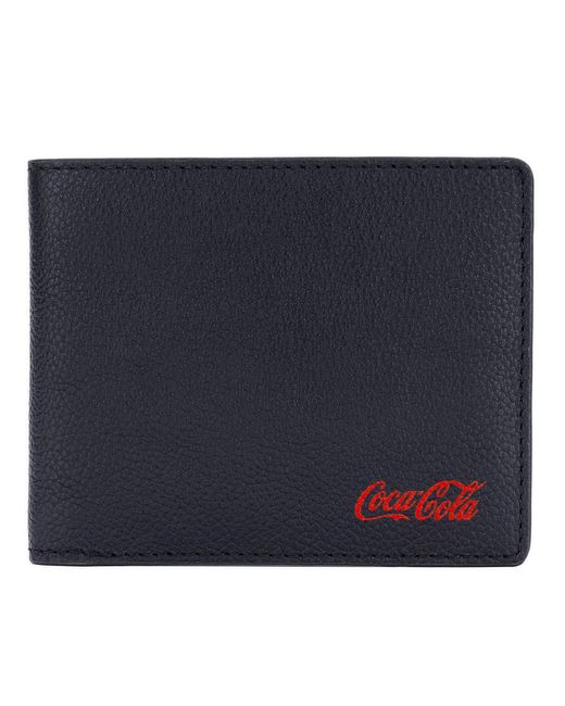 Coca Cola Blue Coca-Cola Officially Licensed Badges Leather Wallet