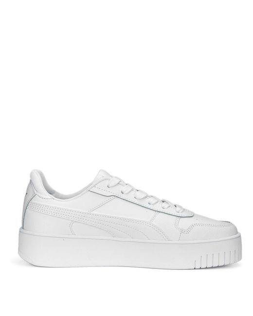 PUMA Carina Street Sneaker White-rose Mauve-feather Gray