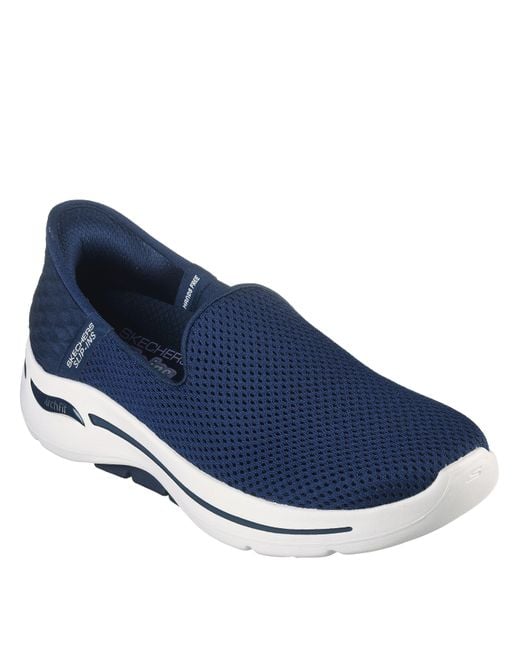 Skechers Blue Slip On Trainers