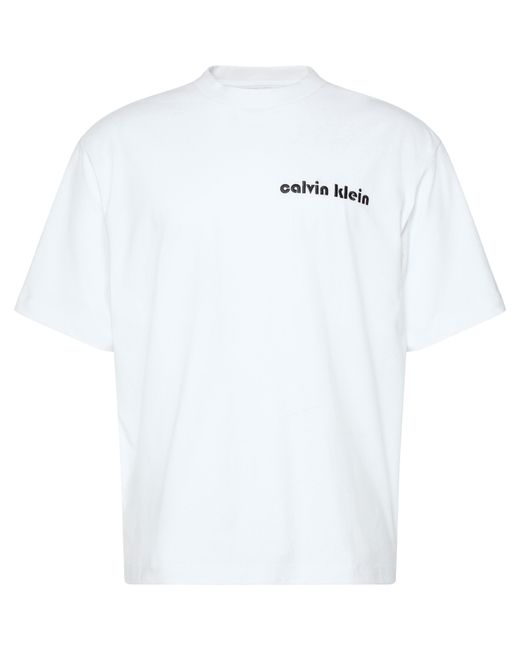Calvin Klein White Bubble T-Shirt for men