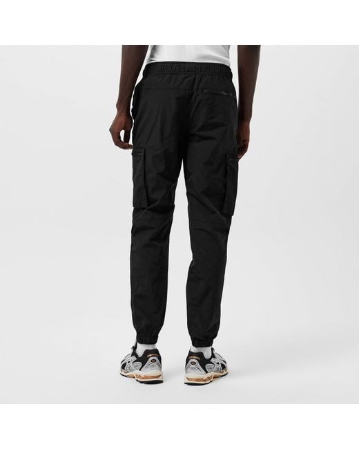 Nicce London Black Toddy Cargo Trousers for men