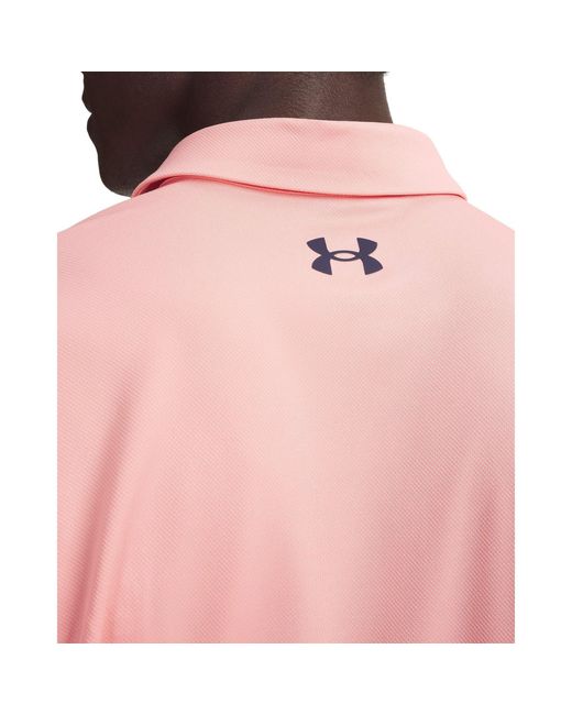 Under Armour Pink Matchplay Polo Posh Midnight for men