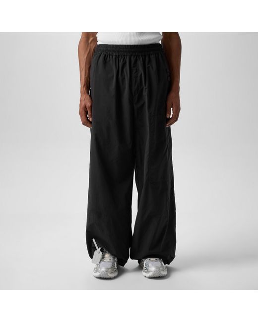 Off-White c/o Virgil Abloh Black Wide-Leg Wool Trousers for men
