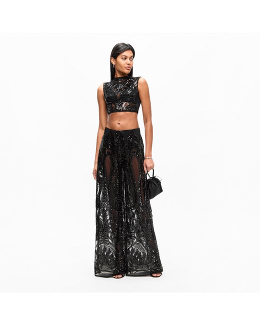 Norma Kamali Black Nk Sqn Elephant Trs Ld54