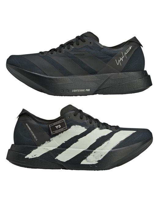 Y-3 Black Adios Pro Runners for men