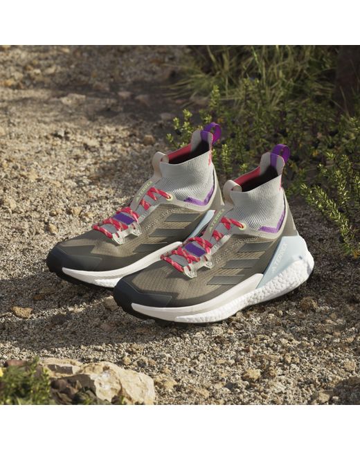 Adidas Brown Terrex Free Hiker Non Waterproof Hiking Shoes