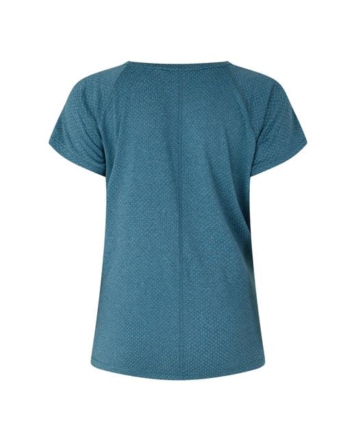 Columbia Blue Bogata Bay Tee Short Sleeve Performance T-Shirt