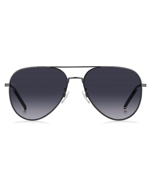 Tommy Hilfiger Blue Pilot Aviator Sunglasses for men