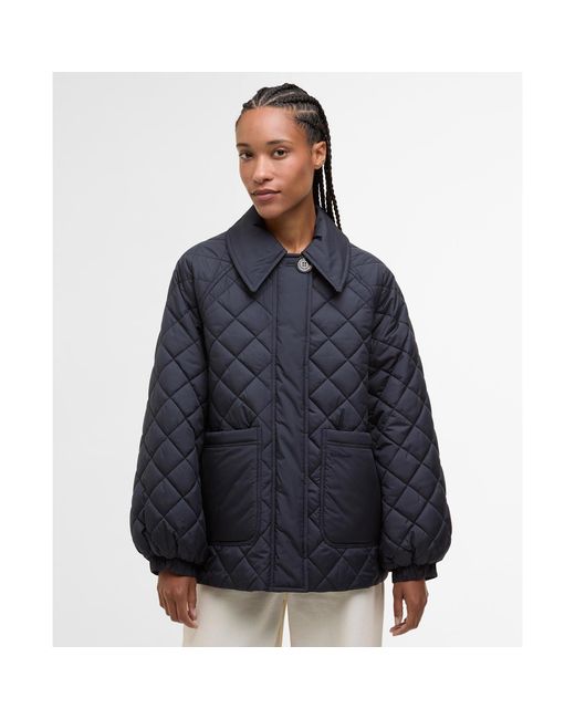 Barbour Blue Laoise Quilted Jacket