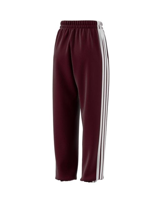 Adidas Red Essentials 3-Stripes Pants Slim