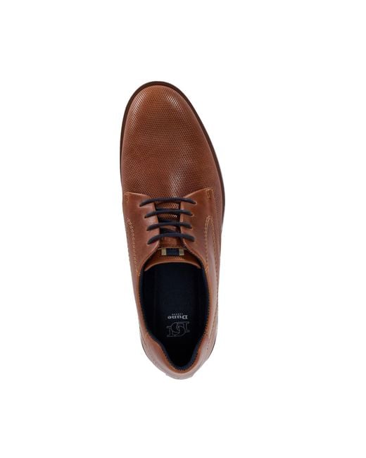 Dune Brown Beko Derby Shoes for men