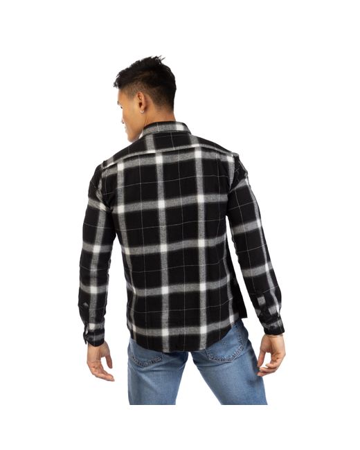 Peter Werth Black W Haslam Long Sleeve Plain Shirt for men
