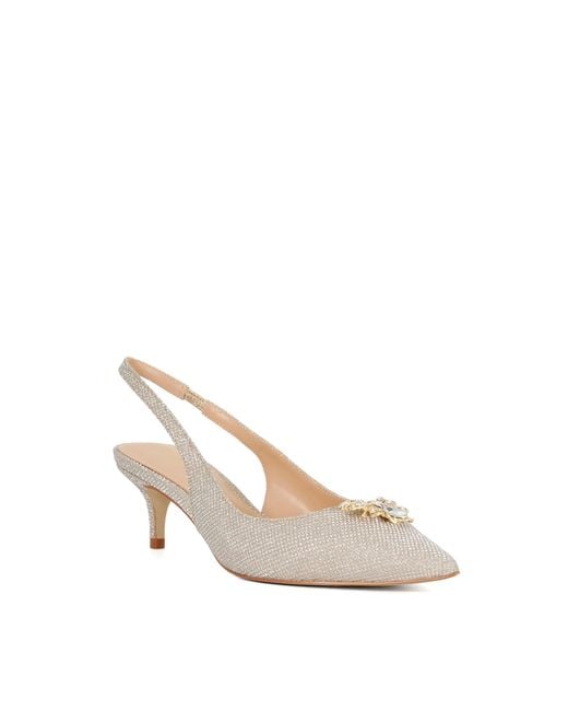 Dune Metallic Cincia Medium Stiletto Heel Slingbacks