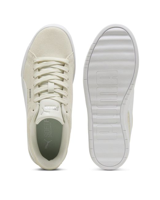 PUMA White Jada Suede Trainers