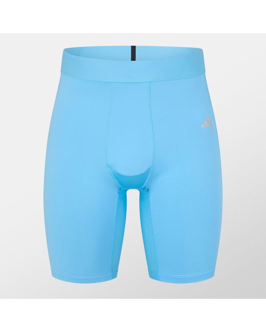 Adidas Blue Techfit Aeroready Short Tights for men