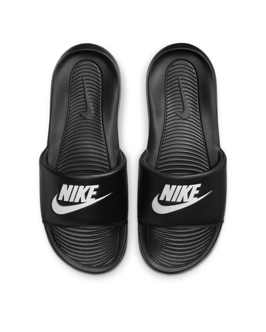 Nike Black Victori One Slides for men